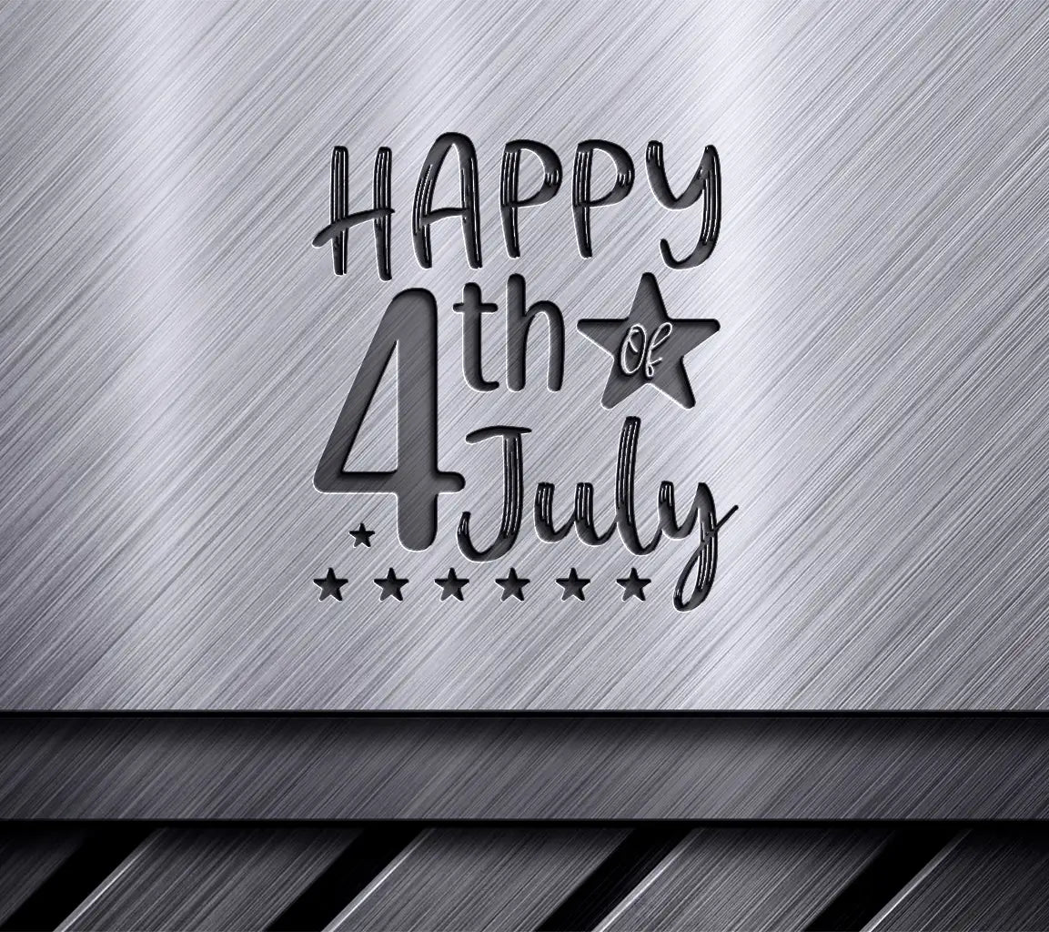 Happy 4th of July Star SVG SVG