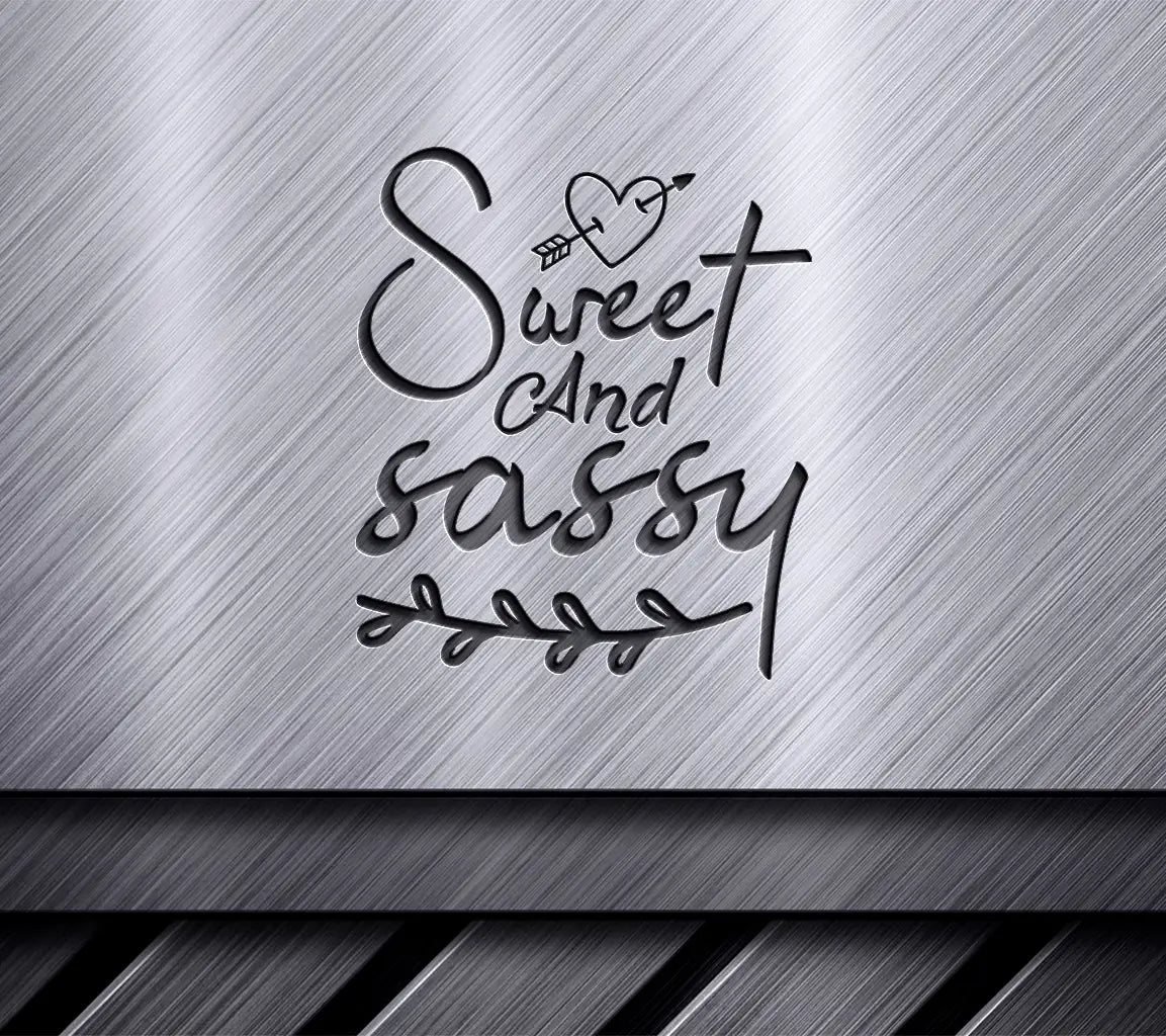 Sweet & Sassy Arrow Heart SVG SVG