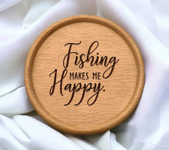 Fishing Makes Me Happy SVG  SVG