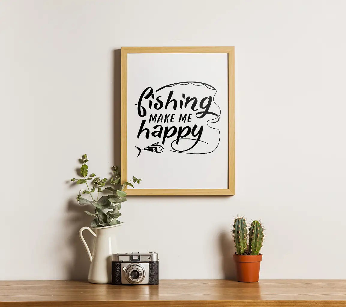 Fishing Makes Me Happy SVG SVG