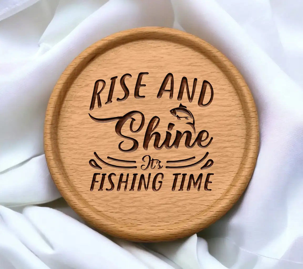 Rise & Shine Fishing SVG  SVG