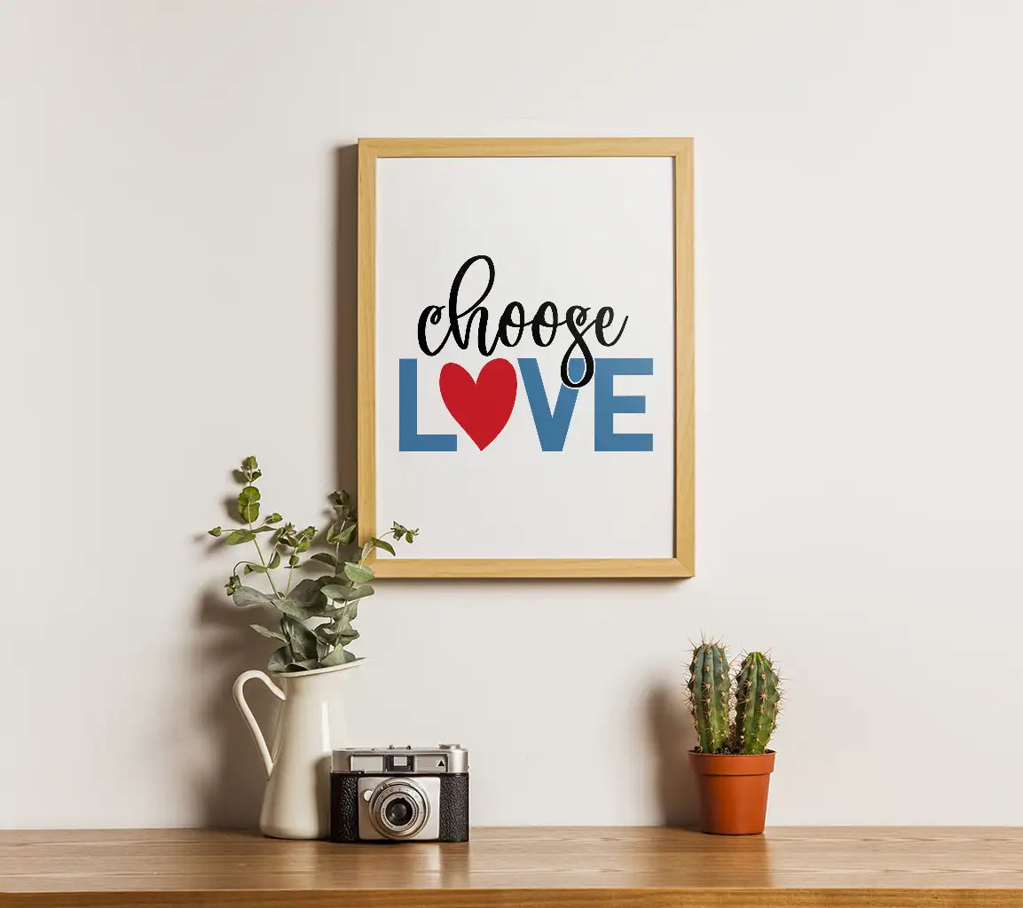 Choose Love Heart SVG  SVG