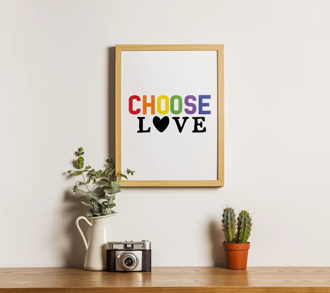 Rainbow Choose Love SVG  SVG