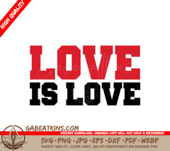 Love Is Love Pride SVG  SVG