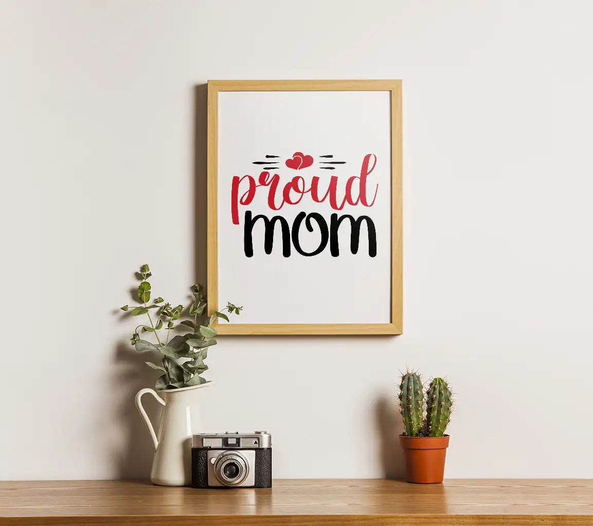 Proud Mom Heart SVG SVG