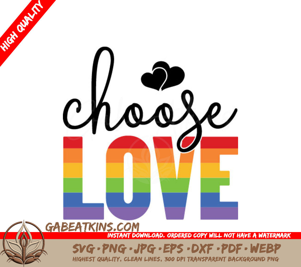 Rainbow Love SVG  SVG