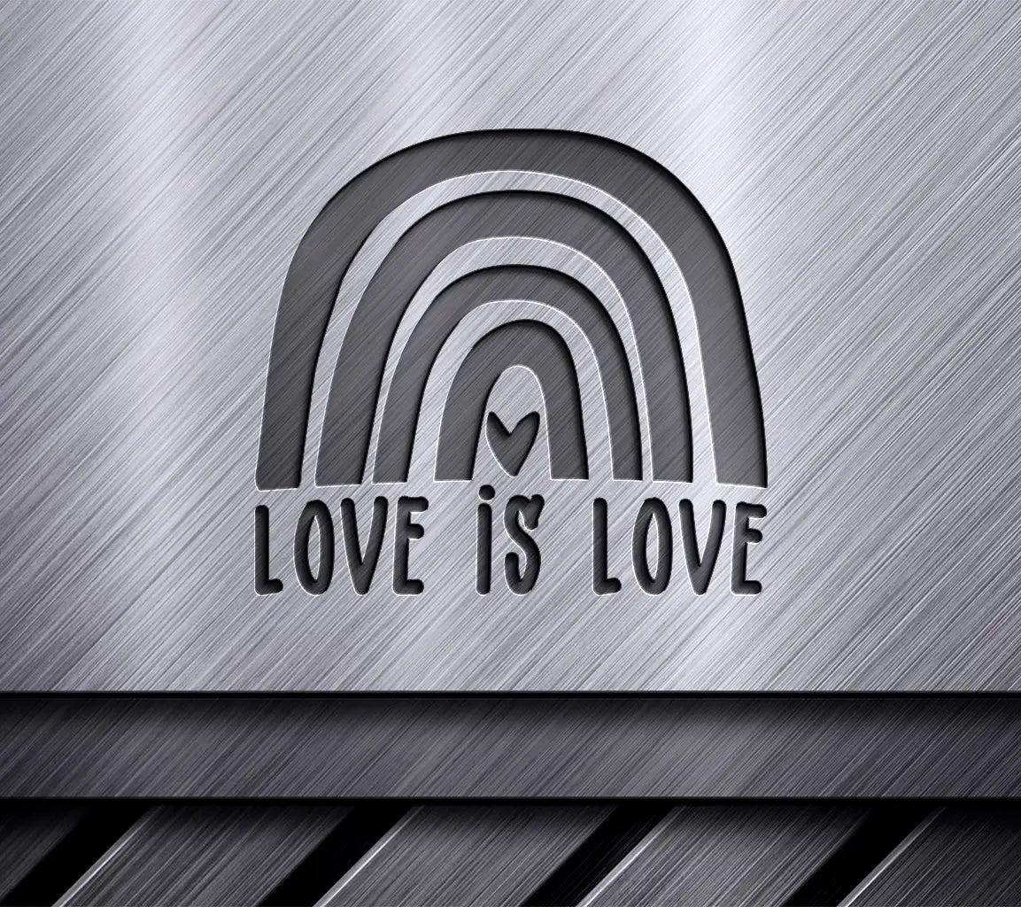 Rainbow Love Is Love SVG  SVG