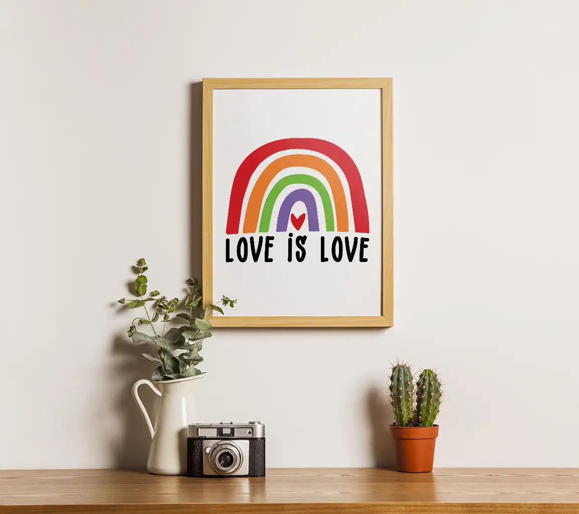 Rainbow Love Is Love SVG  SVG