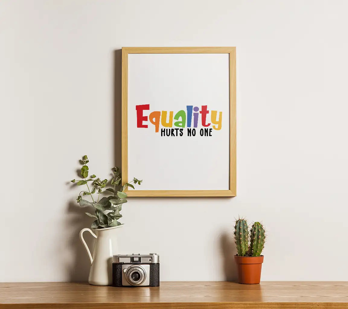 Equality Hurts No One SVG SVG