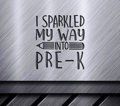 Pre-K Sparkle SVG  SVG