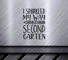 Second Grade Sparkle SVG  SVG