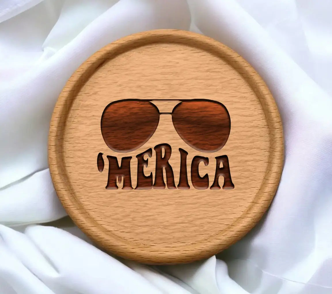 Merica Flag Sunglasses SVG SVG