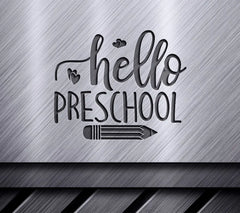 Hello Preschool SVG  SVG