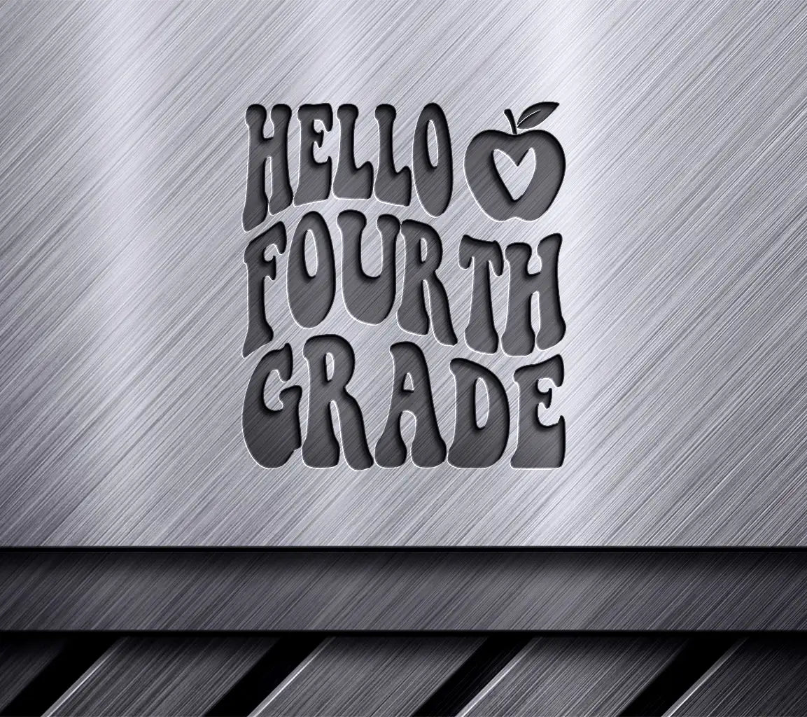 Hello Fourth Grade SVG SVG