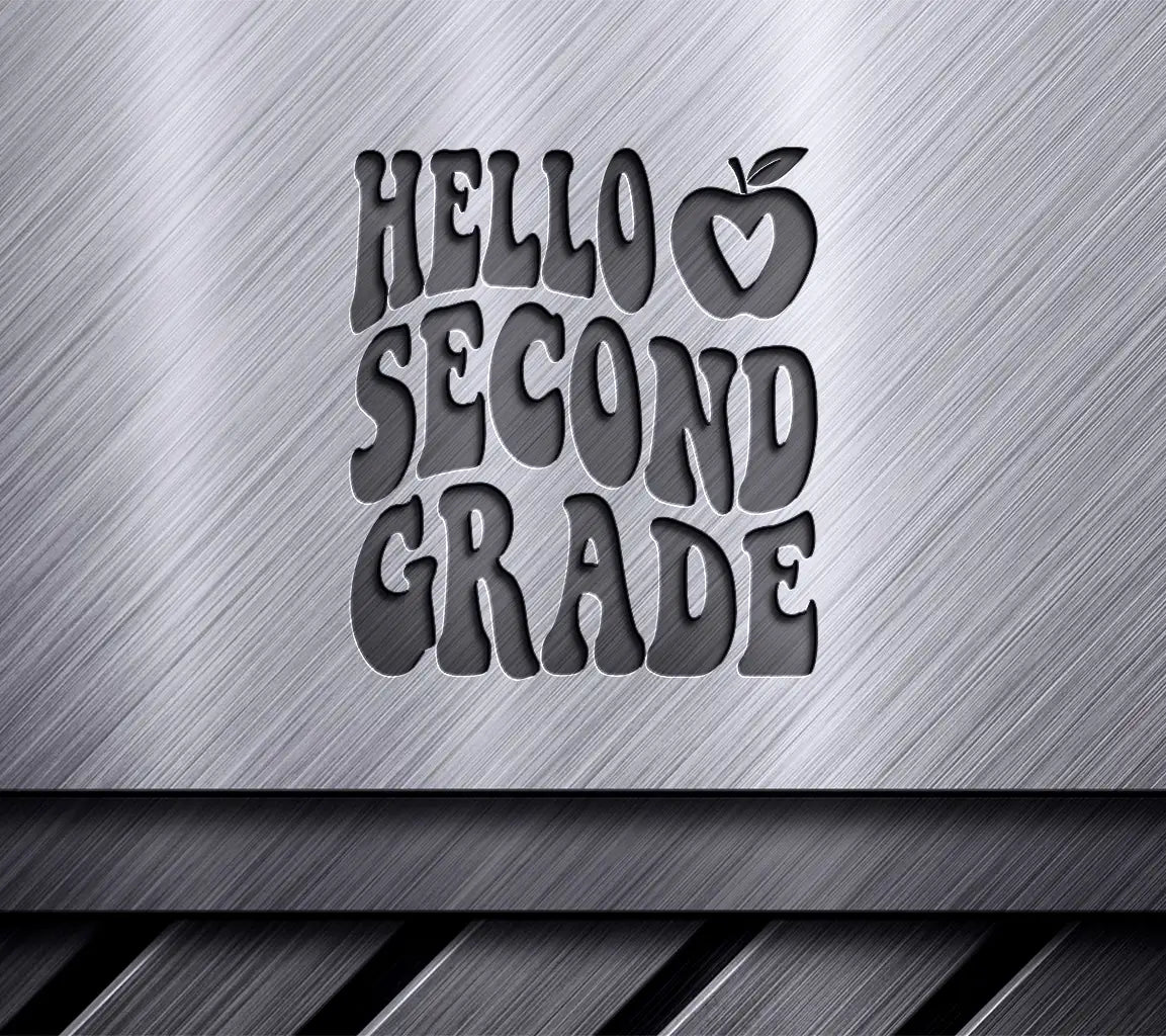 Hello Second Grade SVG Cut File SVG