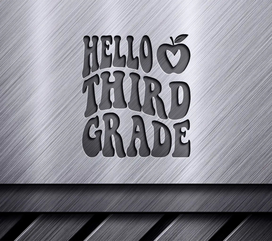 Hello Third Grade SVG SVG