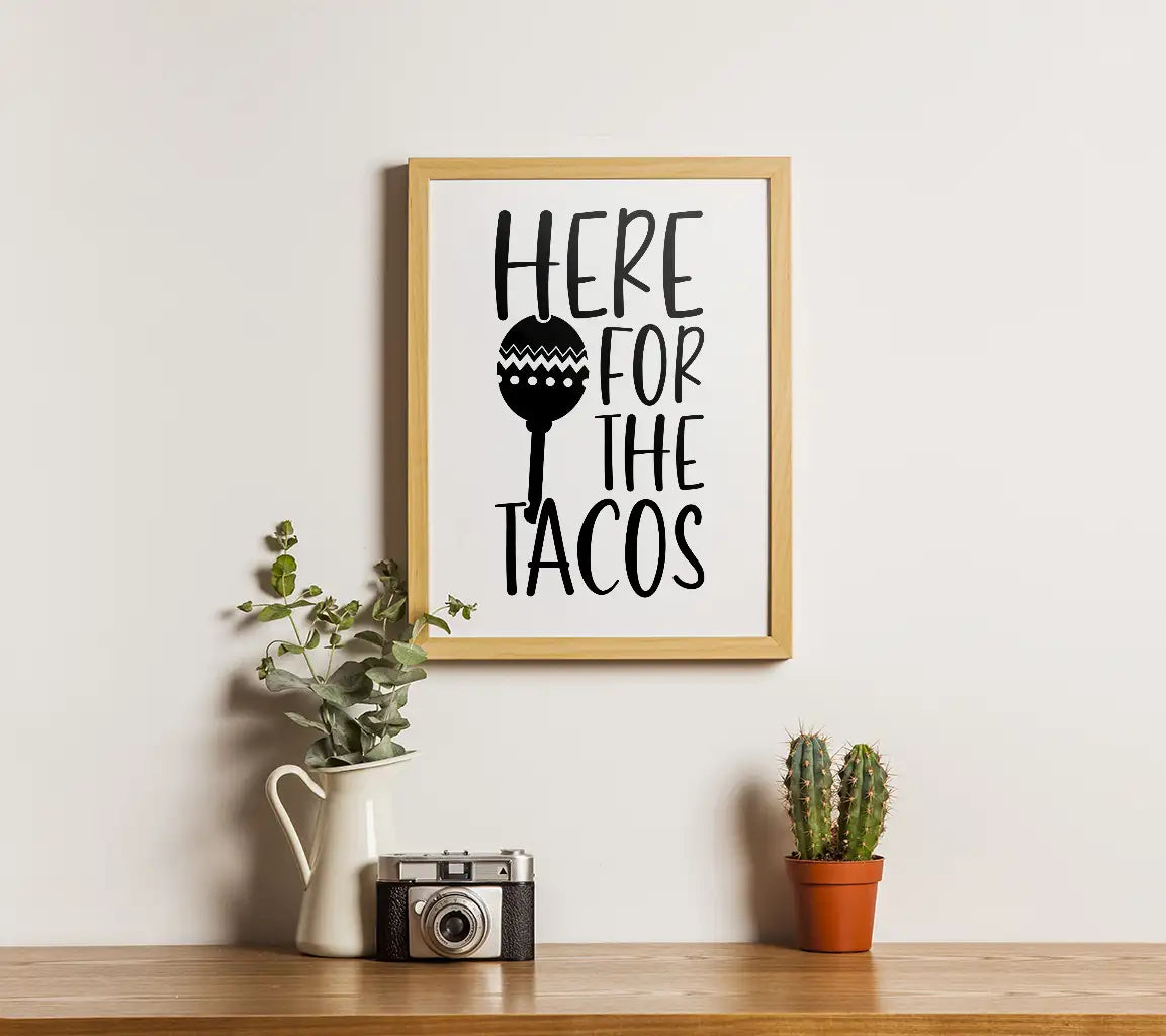 Here For The Tacos SVG SVG