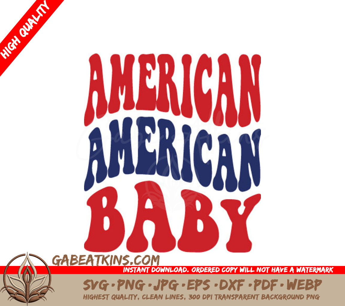 American Baby SVG  SVG