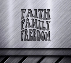 Faith Family Freedom SVG  SVG