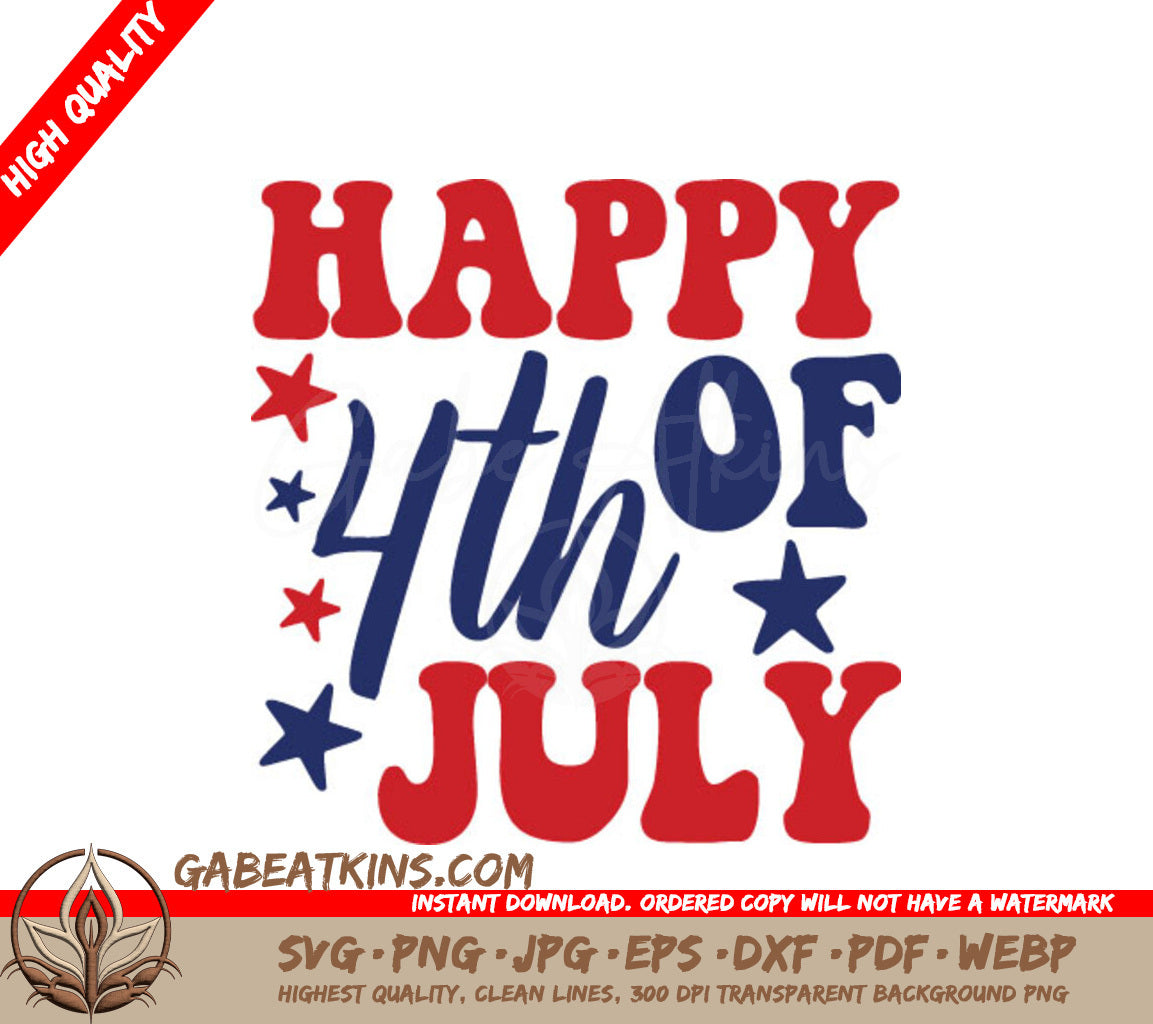 Happy 4th of July SVG  SVG