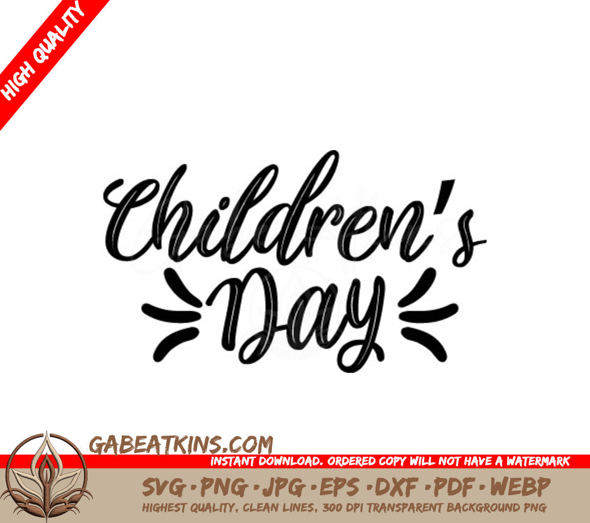 Childrens Day  SVG  SVG