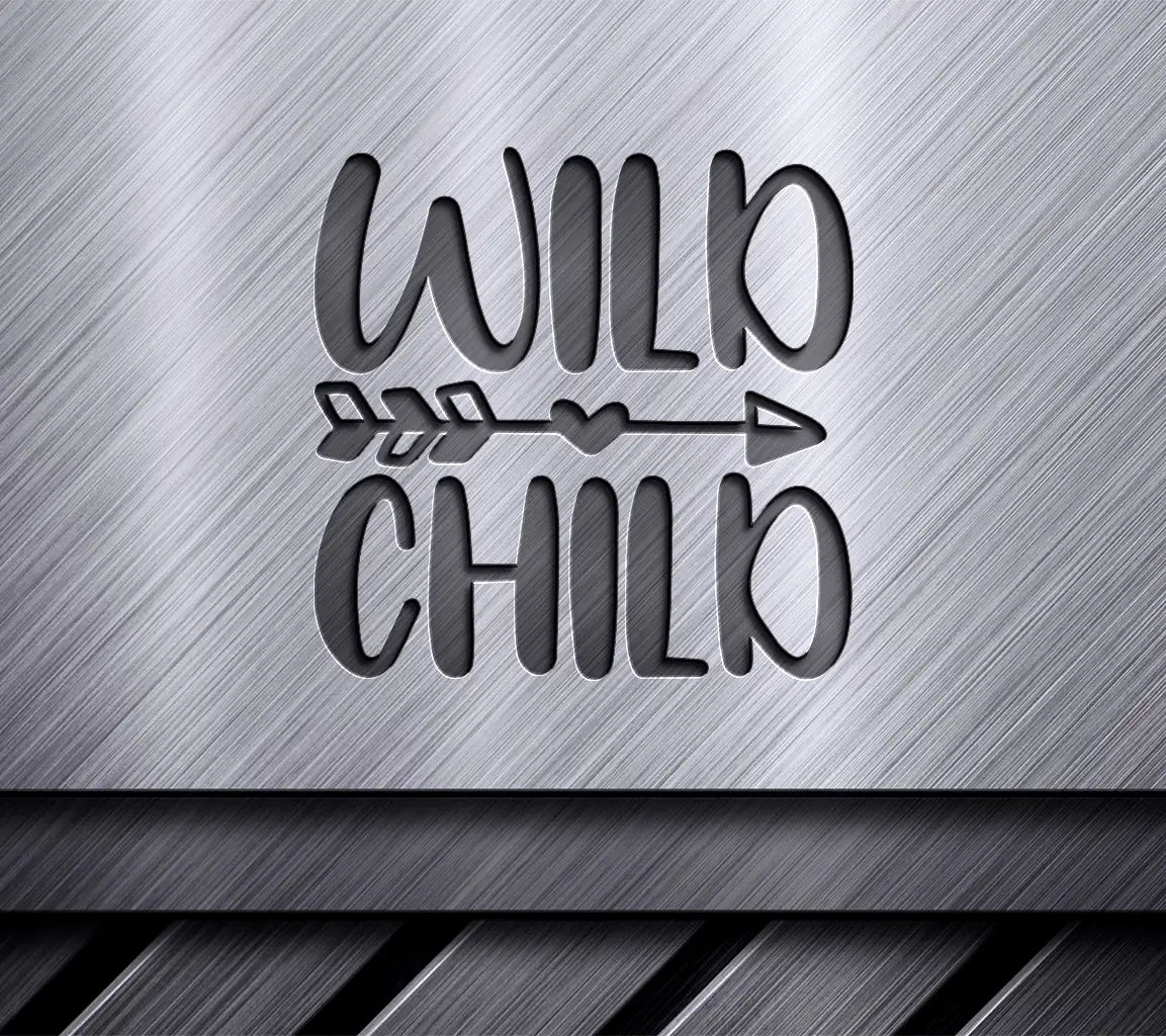 Wild Child Arrow Heart SVG SVG