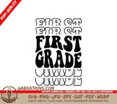 First Grade SVG  SVG