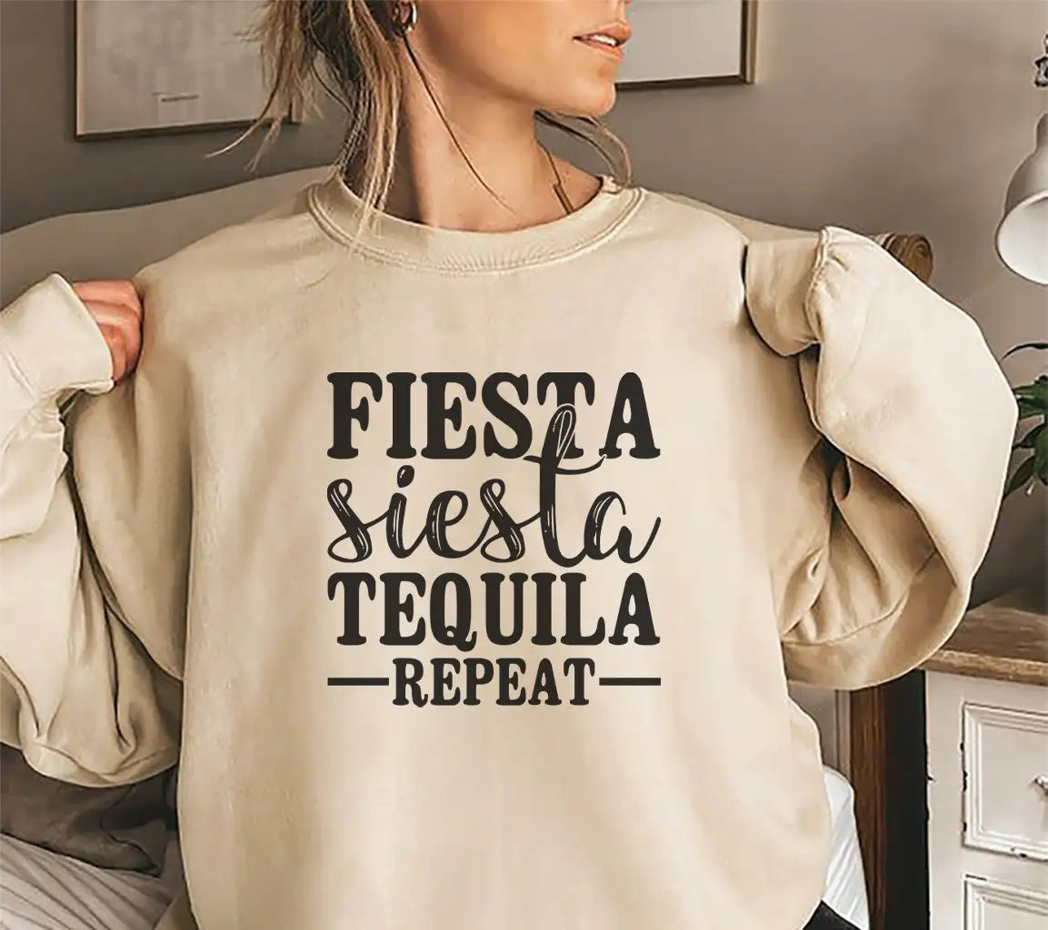 Fiesta Siesta Tequila Repeat SVG SVG