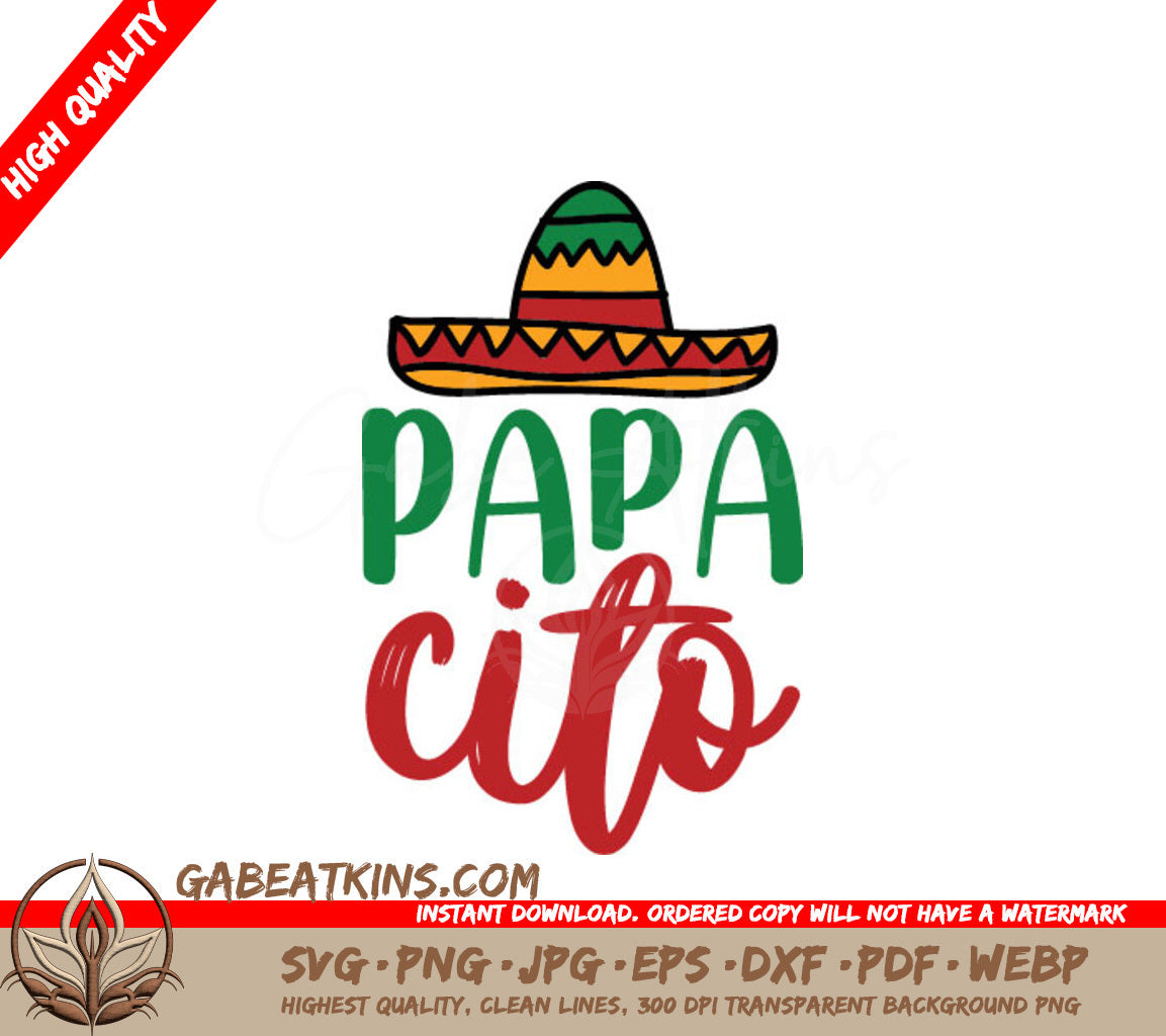 Papacito Sombrero SVG  SVG