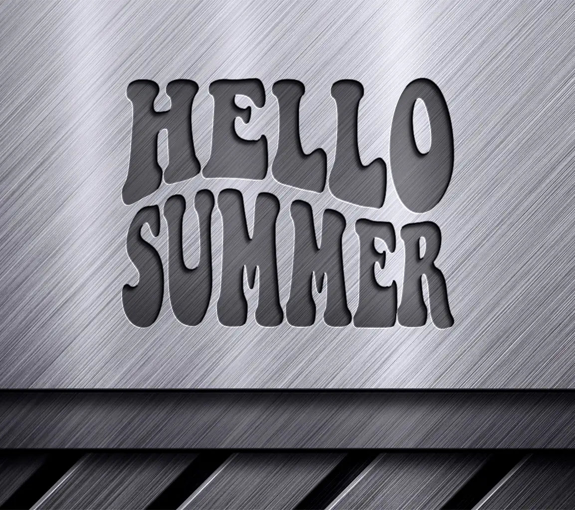 Hello Summer Retro SVG  SVG