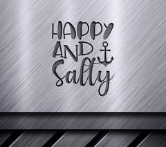 Happy & Salty Anchor SVG SVG