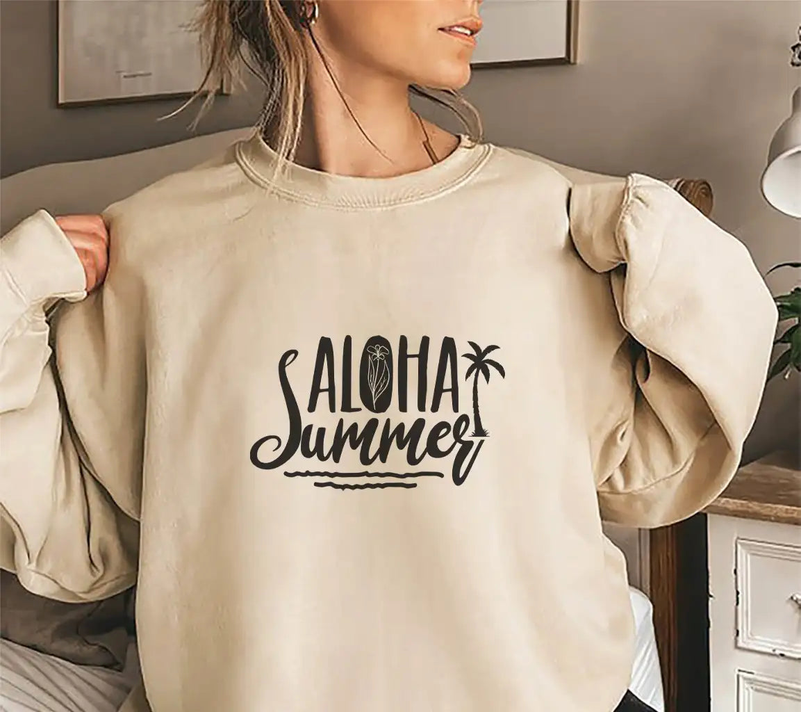 Aloha Summer Palm Tree SVG SVG