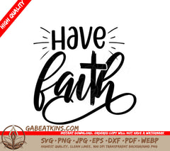 Have Faith Cross SVG  SVG