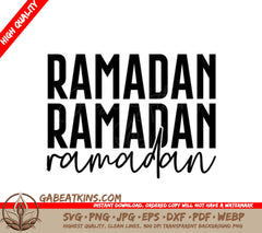 Ramadan SVG Design  SVG