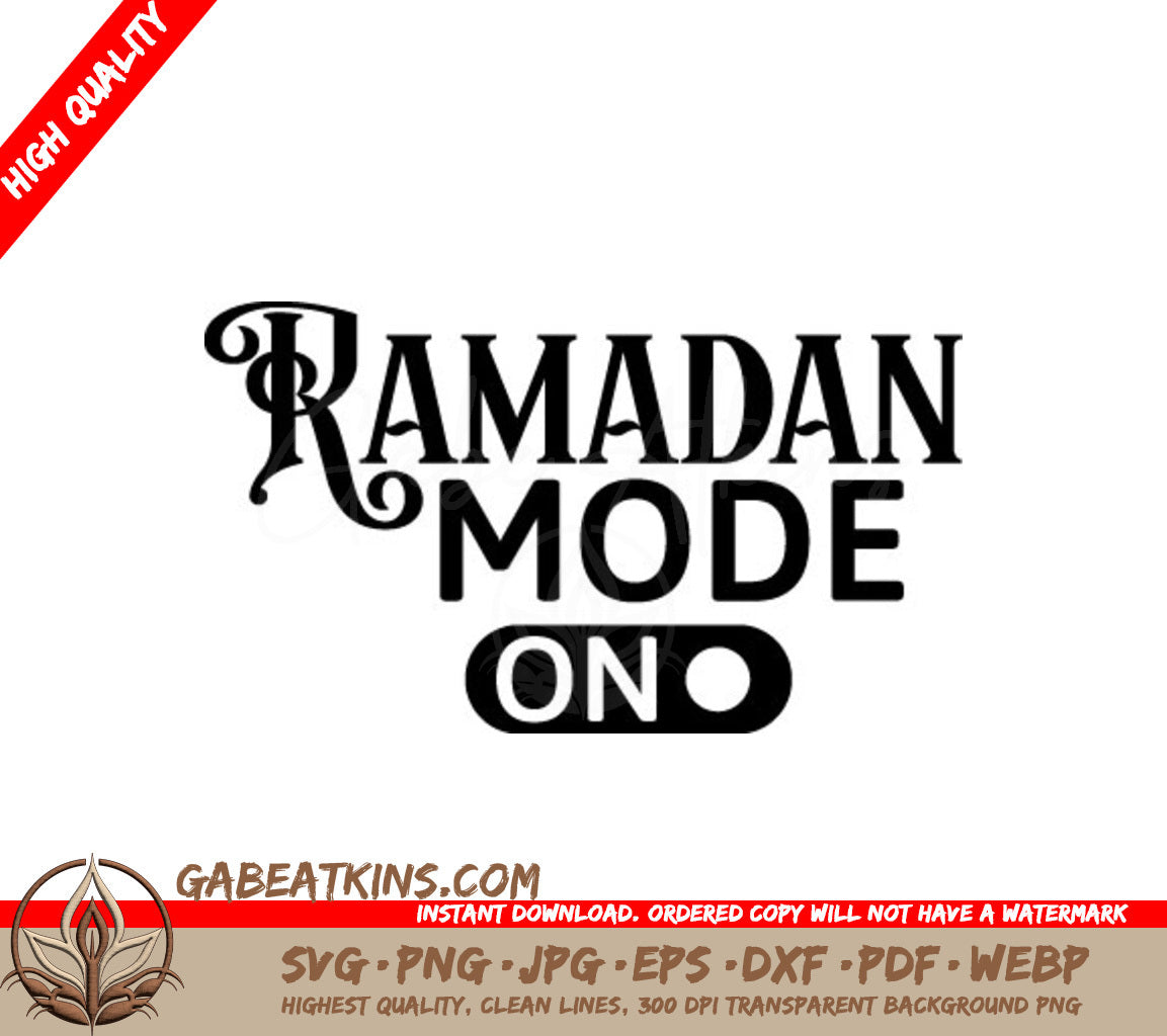 Ramadan Mode SVG  SVG