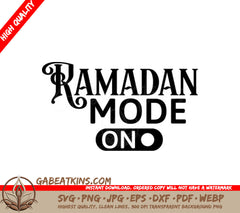 Ramadan Mode SVG  SVG