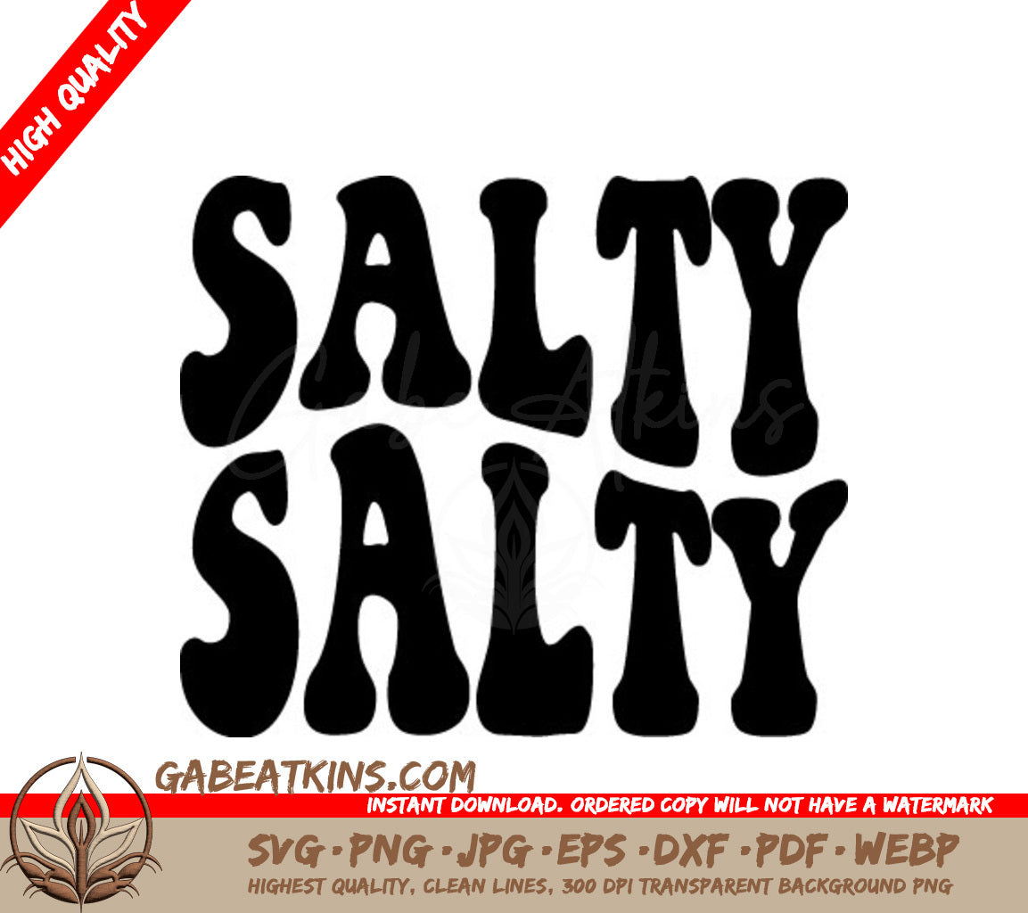 Salty Retro Summer SVG  SVG