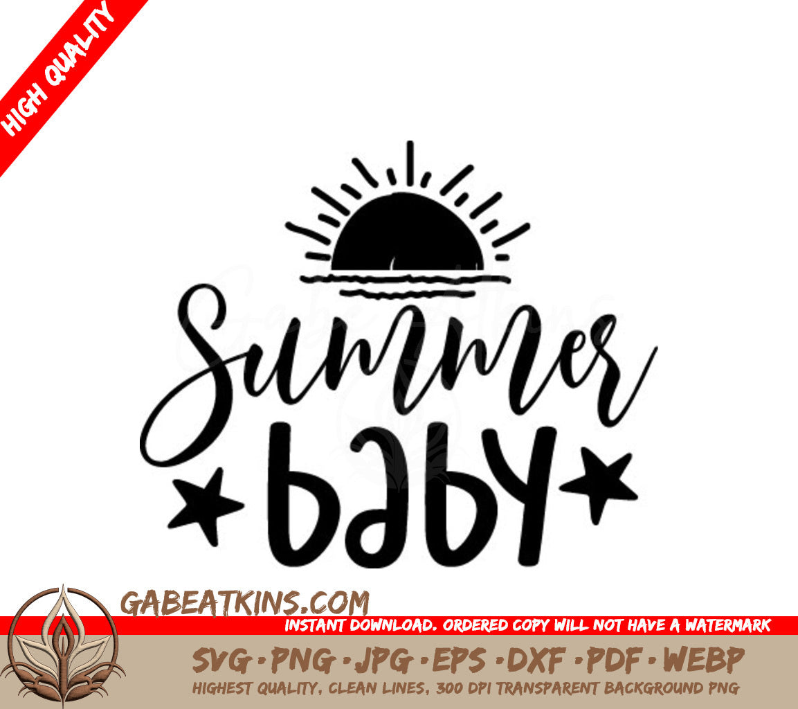 Summer Baby SVG  SVG