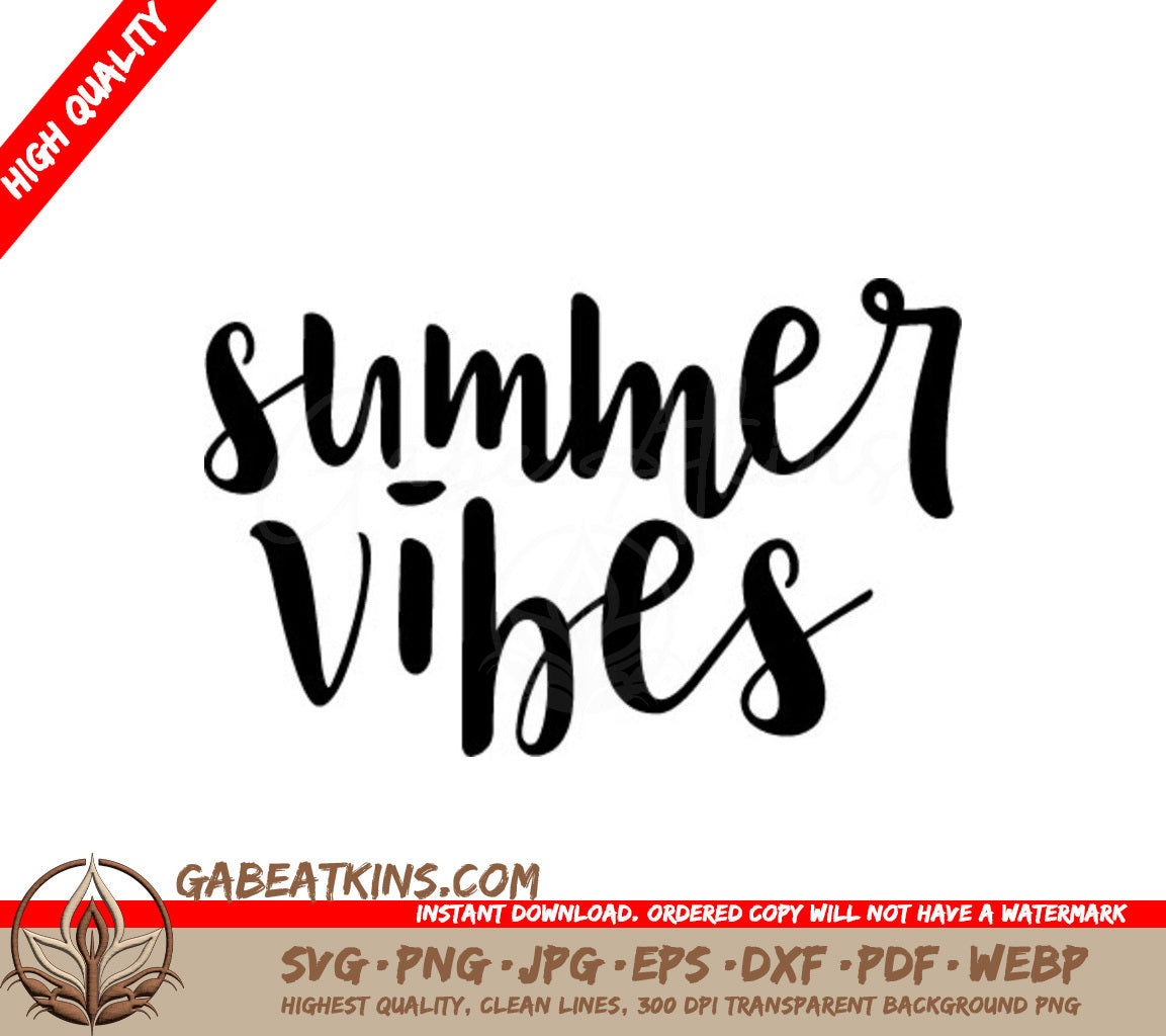 Summer Vibes  SVG SVG