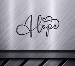 Cursive Hope Heart SVG  SVG