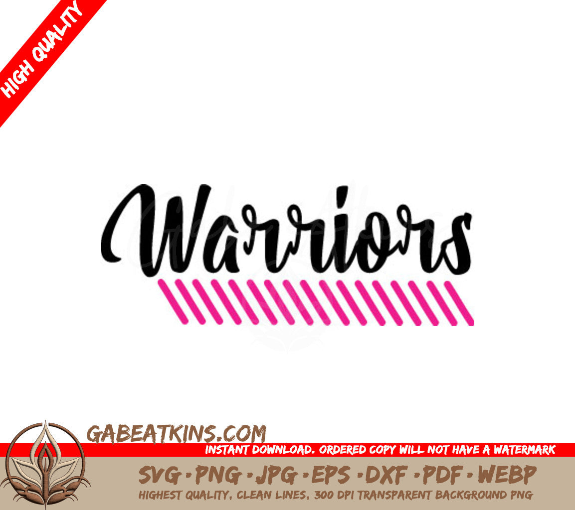 Breast Cancer Warrior SVG  SVG