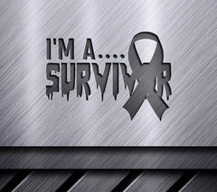 Pink Ribbon Im A Survivor SVG  SVG