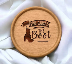 Give Cancer The Boot SVG SVG