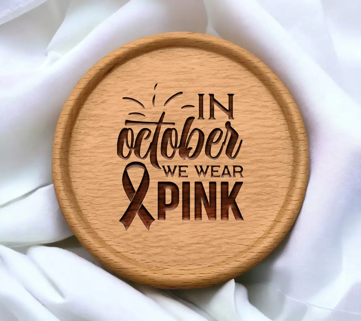 October Wear Pink Ribbon SVG SVG