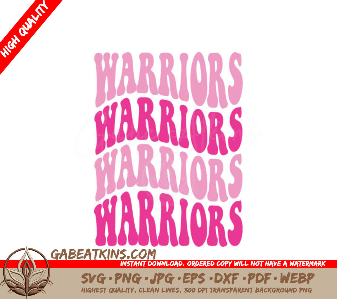 Pink Warrior SVG  SVG