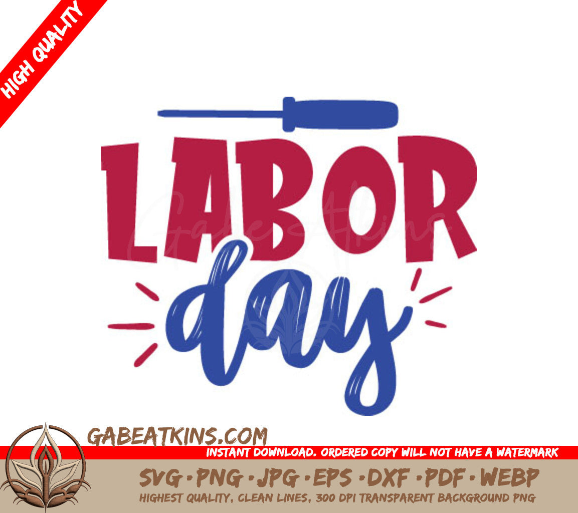 Labor Day Screwdriver SVG  SVG