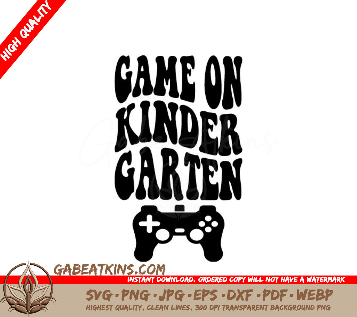 Game On Kindergarten SVG SVG