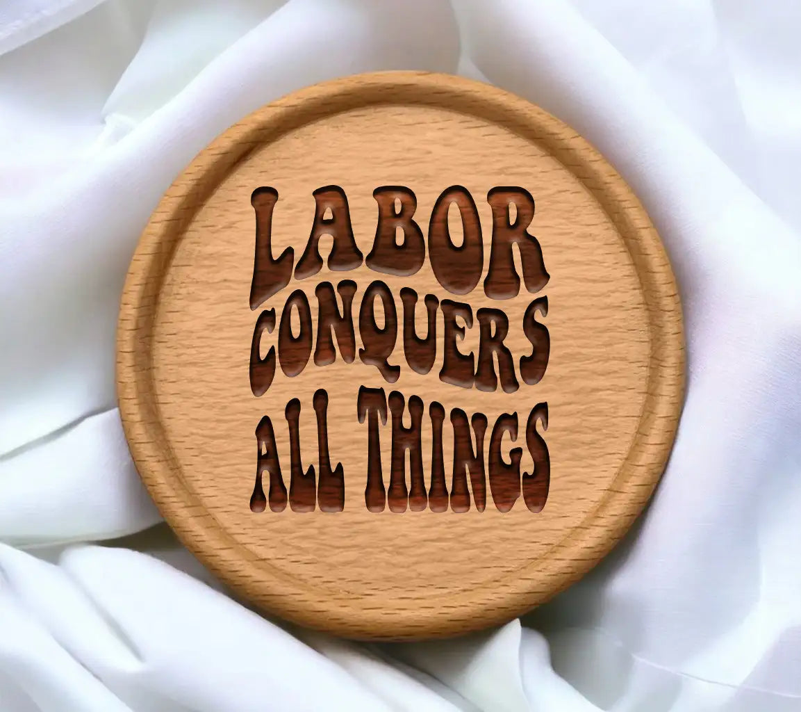 Labor Conquers All SVG  SVG