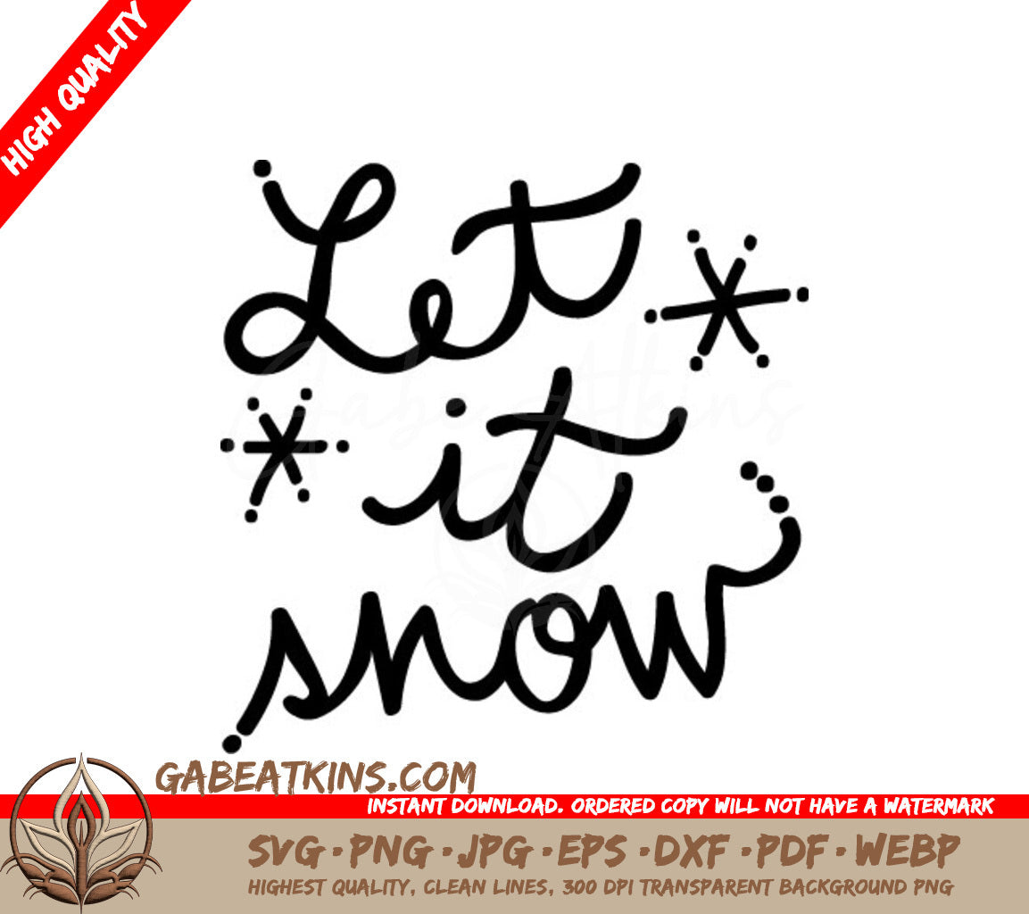 Let It Snow SVG  SVG