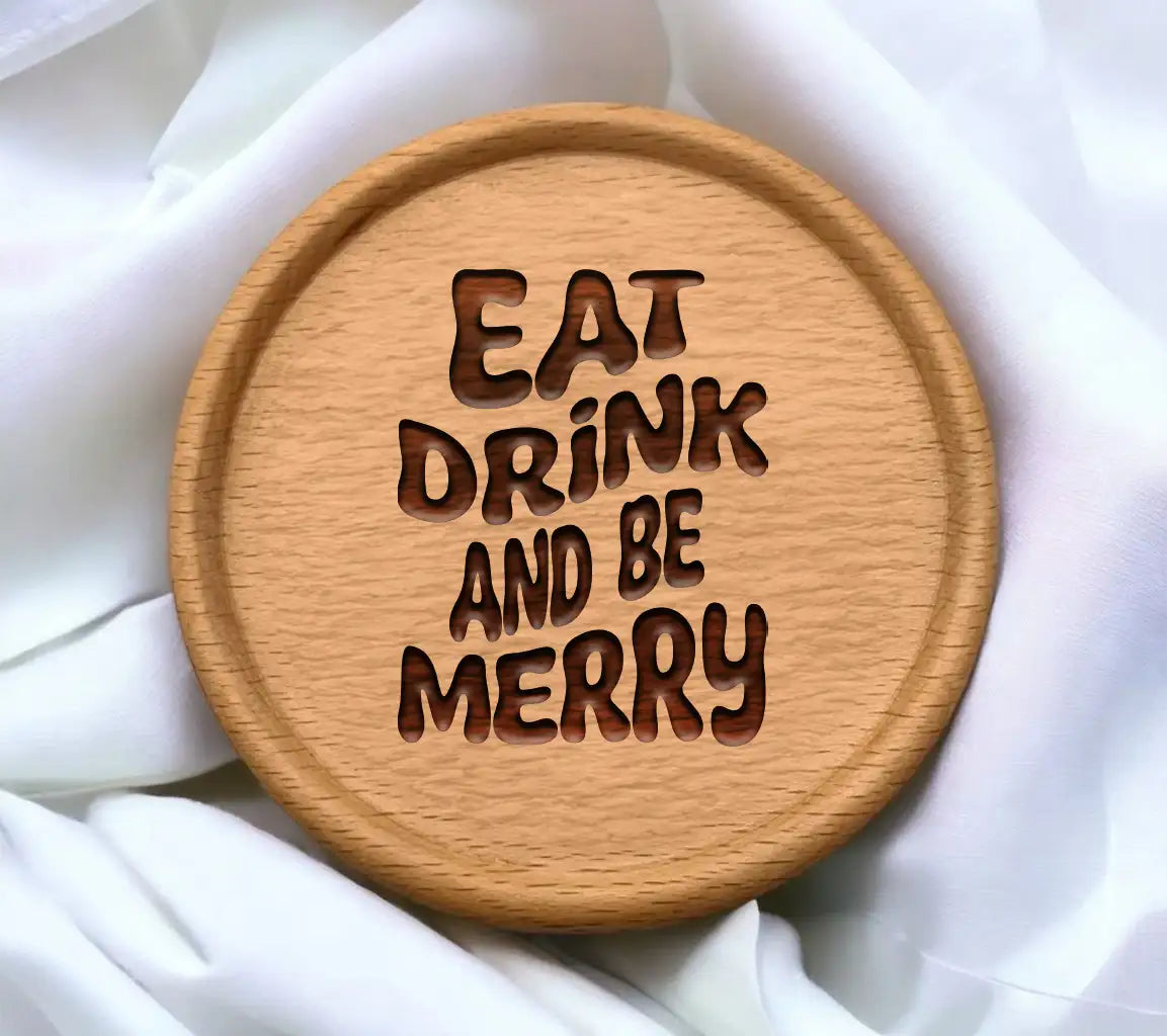 Retro Christmas Eat Drink SVG SVG